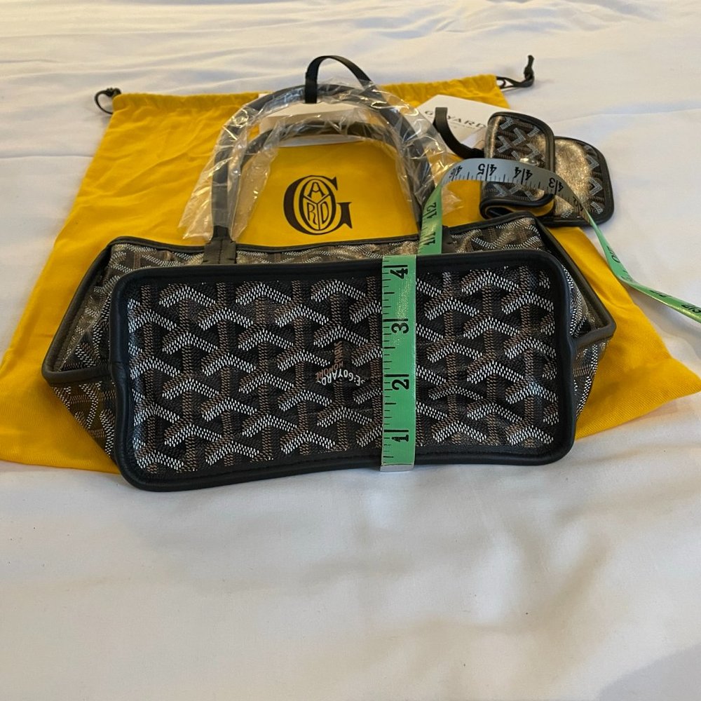 ❌SOLD❌ New GOYARD Anjou Mini Black Reversible Tote - Picture 15 of 16